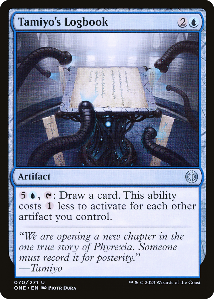 Tamiyo's Logbook (ONE-070) [Phyrexia: All Will Be One] Foil MTG Single Wizards of the Coast