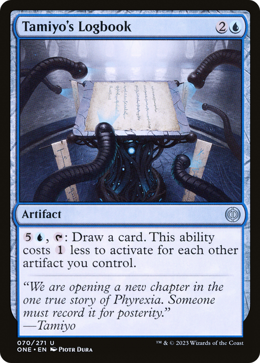 Tamiyo's Logbook (ONE-070) [Phyrexia: All Will Be One] Foil MTG Single Wizards of the Coast