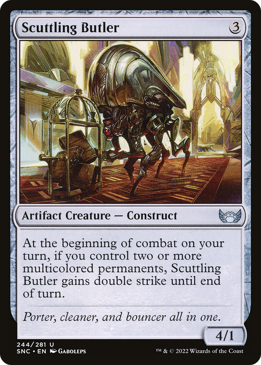 Scuttling Butler (SNC-244) [Streets of New Capenna] MTG Single Wizards of the Coast