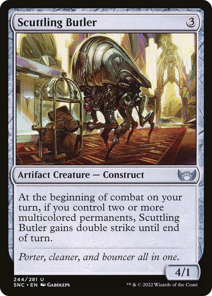 Scuttling Butler (SNC-244) [Streets of New Capenna] Foil MTG Single Wizards of the Coast