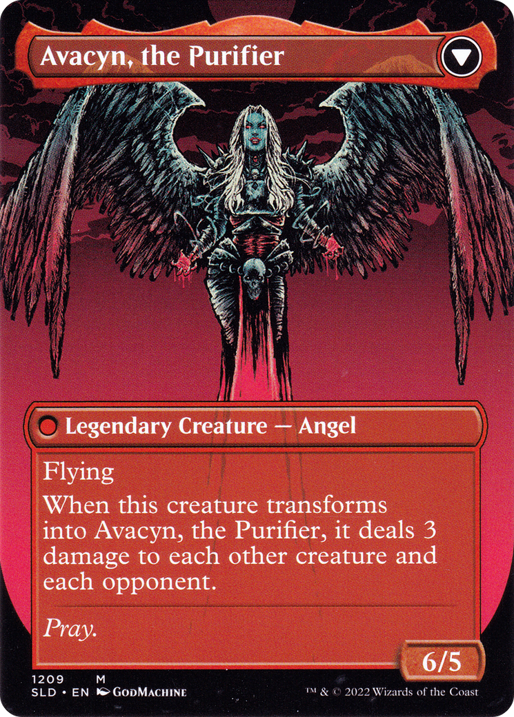 Archangel Avacyn (Display Commander) - Thick Stock (SLD-1209) [Secret Lair] Drop MTG Single Wizards of the Coast