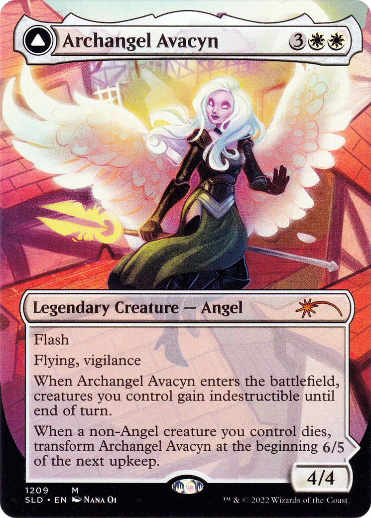 Archangel Avacyn (Display Commander) - Thick Stock (SLD-1209) [Secret Lair] Drop MTG Single Wizards of the Coast