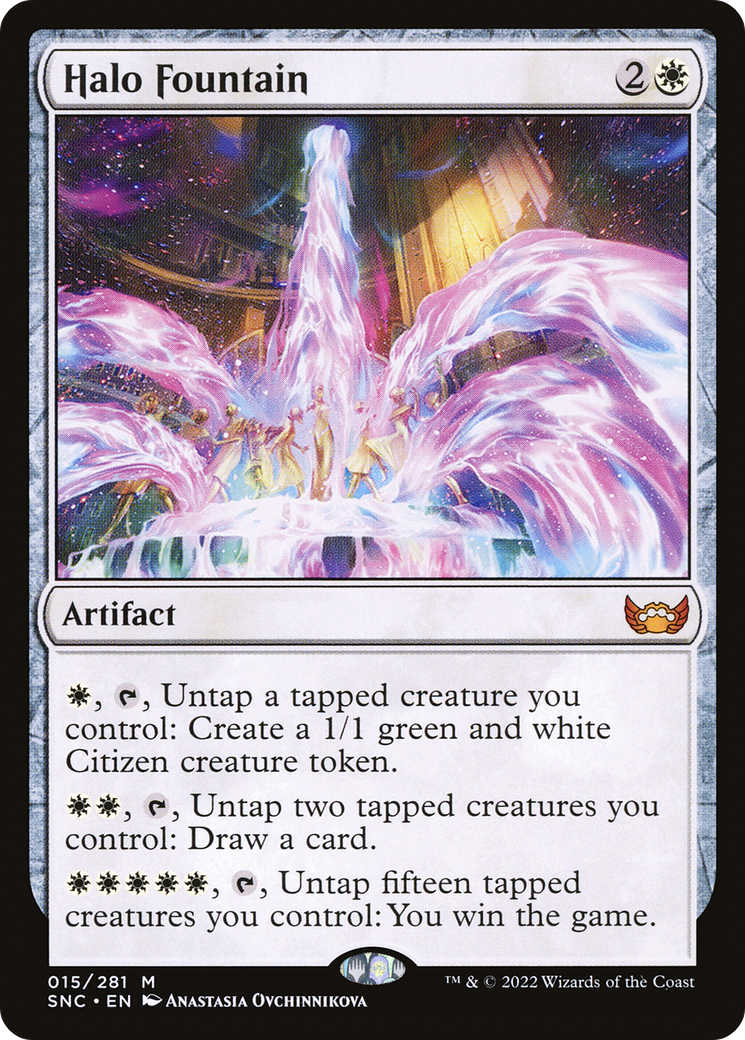 Halo Fountain (SNC-015) [Streets of New Capenna] MTG Single Wizards of the Coast
