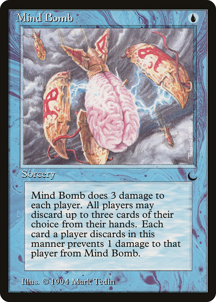 Mind Bomb (DRK-033) [Oldschool] The Dark MTG Single Wizards of the Coast
