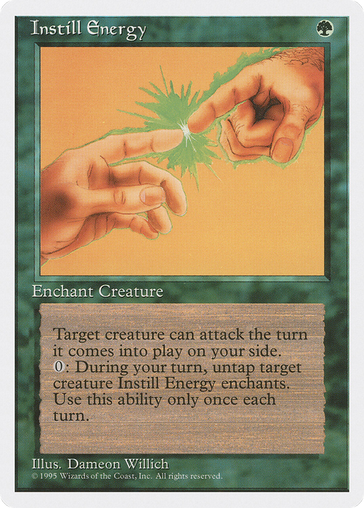 Instill Energy (4ED-) [Fourth Edition] MTG Single Wizards of the Coast