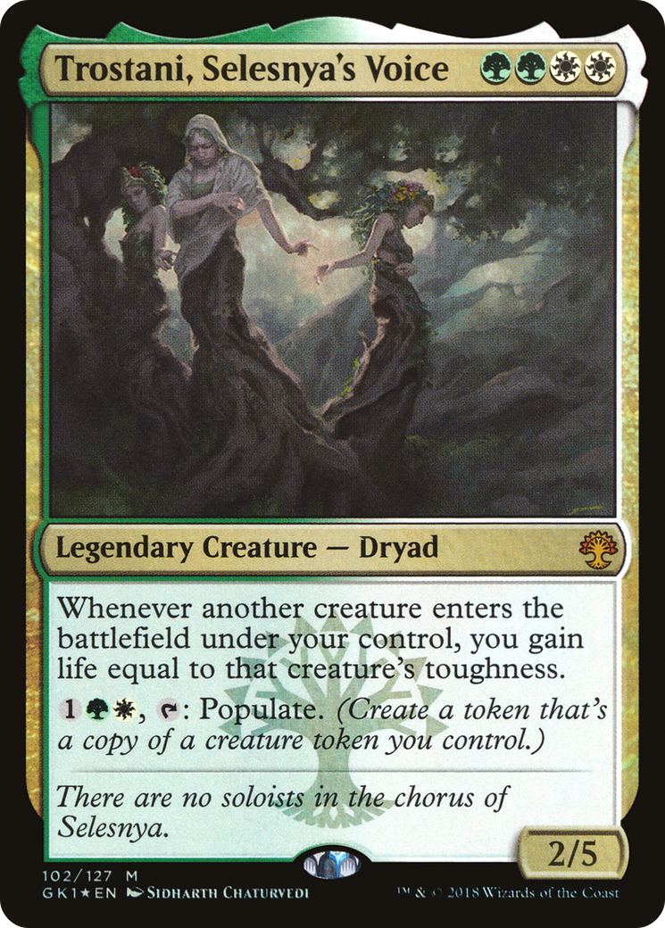 Trostani, Selesnya's Voice (GR1-102) [Misc] GRN Guild Kit Foil MTG Single Wizards of the Coast