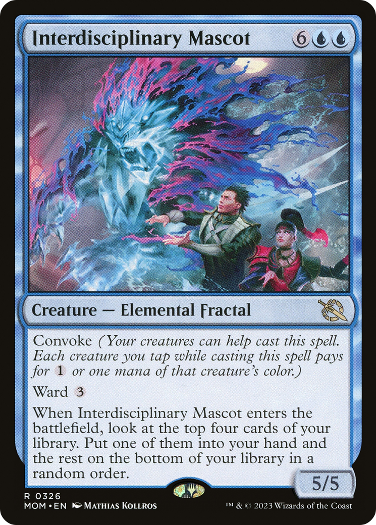 Interdisciplinary Mascot (MOM-326) [March of the Machine] Foil MTG Single Wizards of the Coast