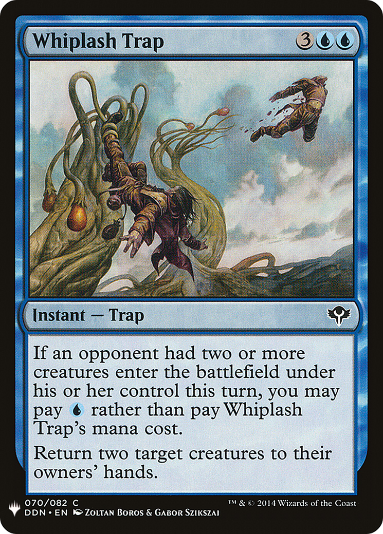 Whiplash Trap (LIST-DDN-70) [Mystery Booster] The List MTG Single Wizards of the Coast