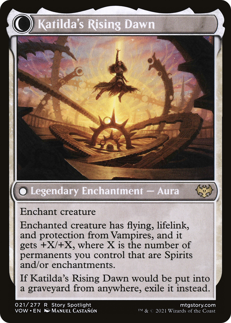 Katilda, Dawnhart Martyr (VOW-021) [Innistrad: Crimson Vow] MTG Single Wizards of the Coast