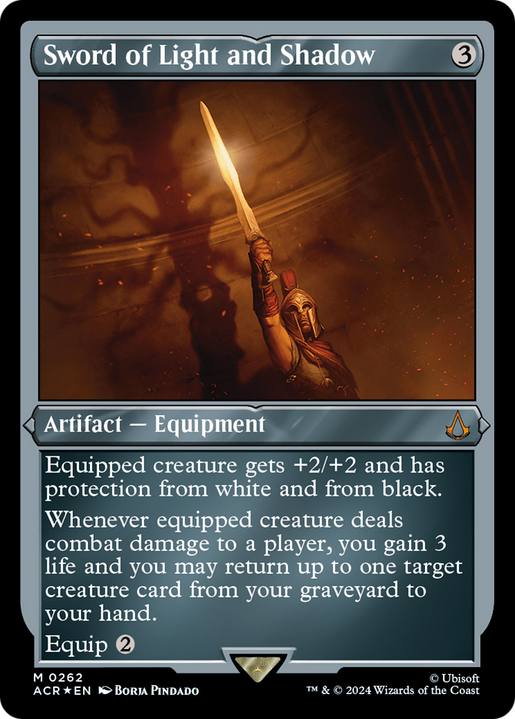 Sword of Light and Shadow (ACR-262) [Assassin's Creed] Etched Foil MTG Single Wizards of the Coast