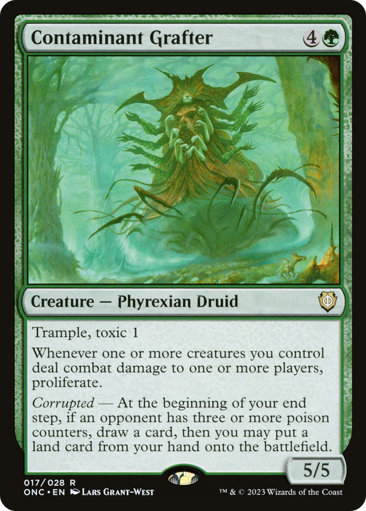 Contaminant Grafter (ONC-017) [Phyrexia: All Will Be One Commander] MTG Single Wizards of the Coast