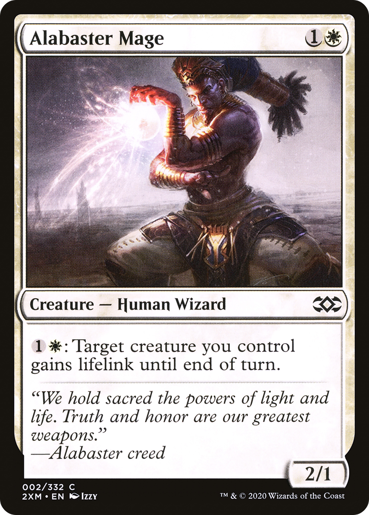 Alabaster Mage (2XM-002) [Double Masters] Foil MTG Single Wizards of the Coast