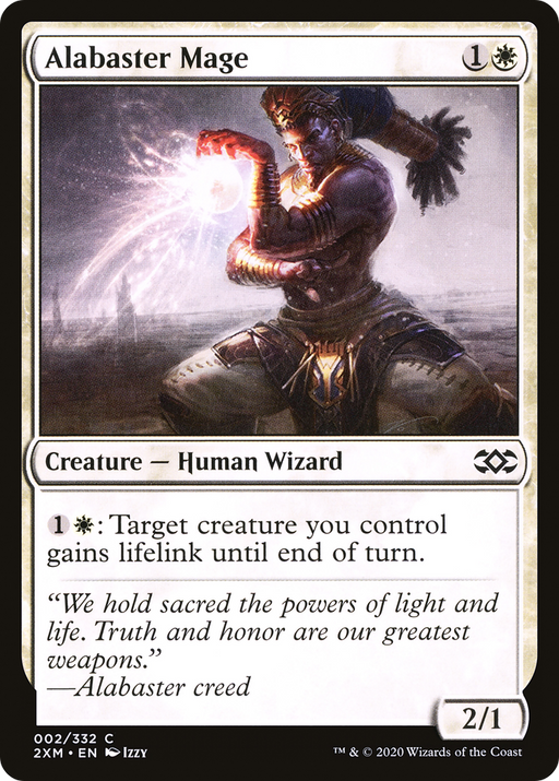 Alabaster Mage (2XM-002) [Double Masters] Foil MTG Single Wizards of the Coast