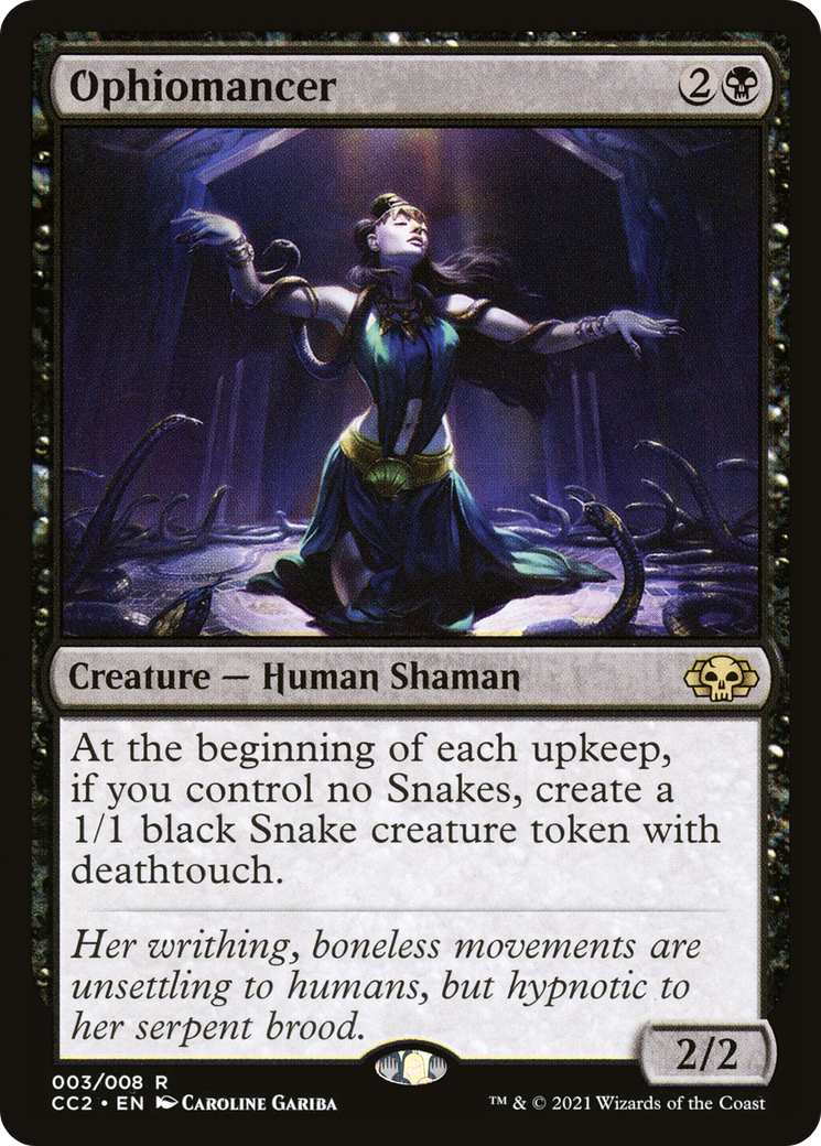 Ophiomancer (CC2-003) [Misc] Commander Collection: Black Foil MTG Single Wizards of the Coast