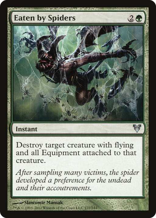 Eaten by Spiders (AVR-177) [Avacyn Restored] MTG Single Wizards of the Coast