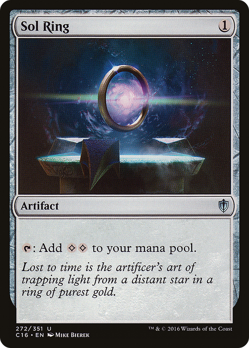 Sol Ring (C16-272) [Commander 2016] MTG Single Wizards of the Coast