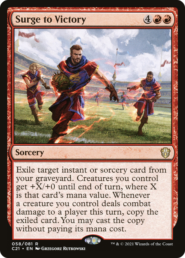 Surge to Victory (C21-058) [Commander 2021] MTG Single Wizards of the Coast