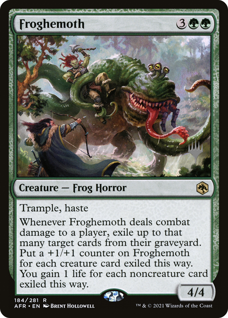 Froghemoth (PPAFR-184) [Adventures in the Forgotten Realms Promos] MTG Single Wizards of the Coast