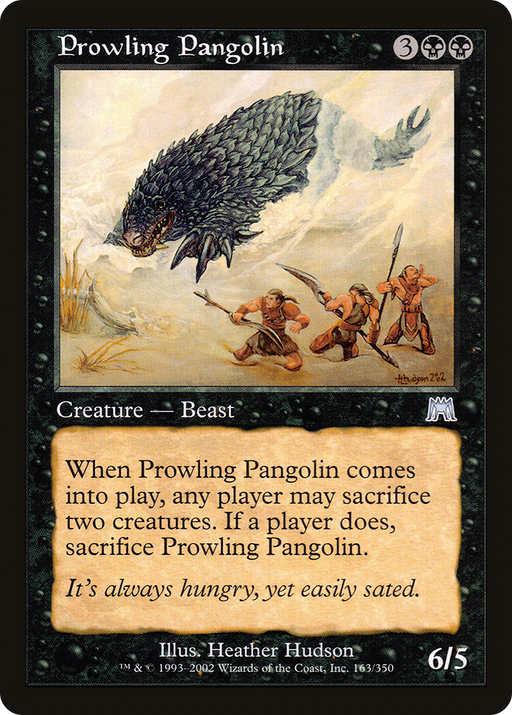 Prowling Pangolin (ONS-163) [Onslaught] Foil MTG Single Wizards of the Coast
