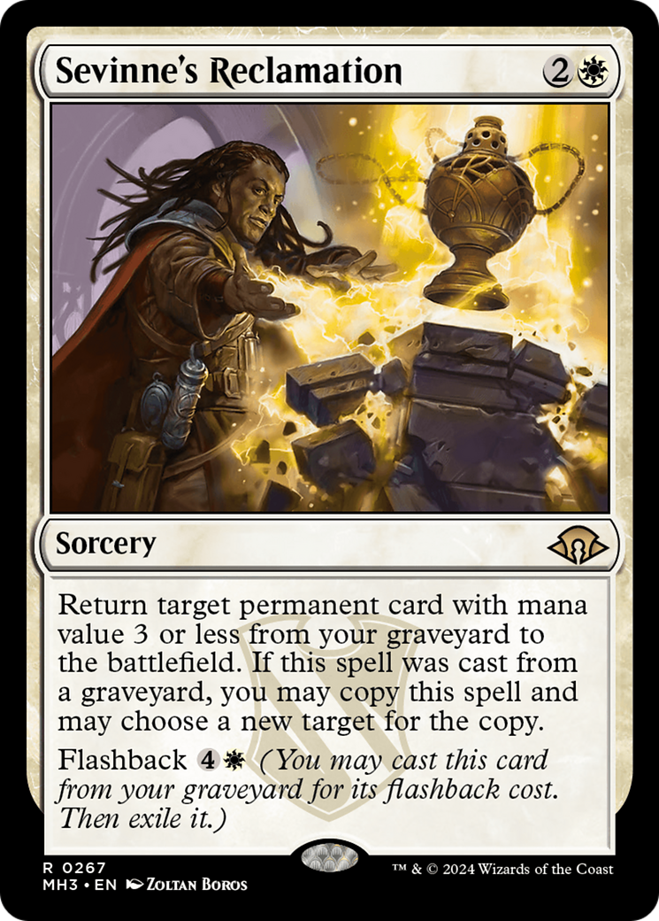 Sevinne's Reclamation (MH3-267) [Modern Horizons 3] Foil MTG Single Modern Horizons 3