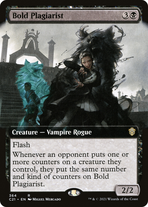 Bold Plagiarist (C21-364) [Commander 2021] (Extended Art) MTG Single Wizards of the Coast