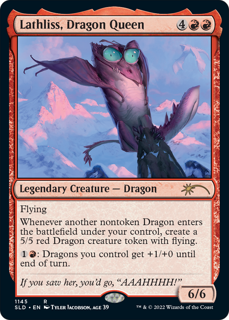 Lathliss, Dragon Queen (1145) (SLD-1145) [Secret Lair] Drop MTG Single Wizards of the Coast
