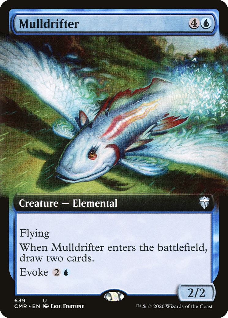 Mulldrifter (CMR-639) [Commander Legends] (Extended Art) MTG Single Wizards of the Coast