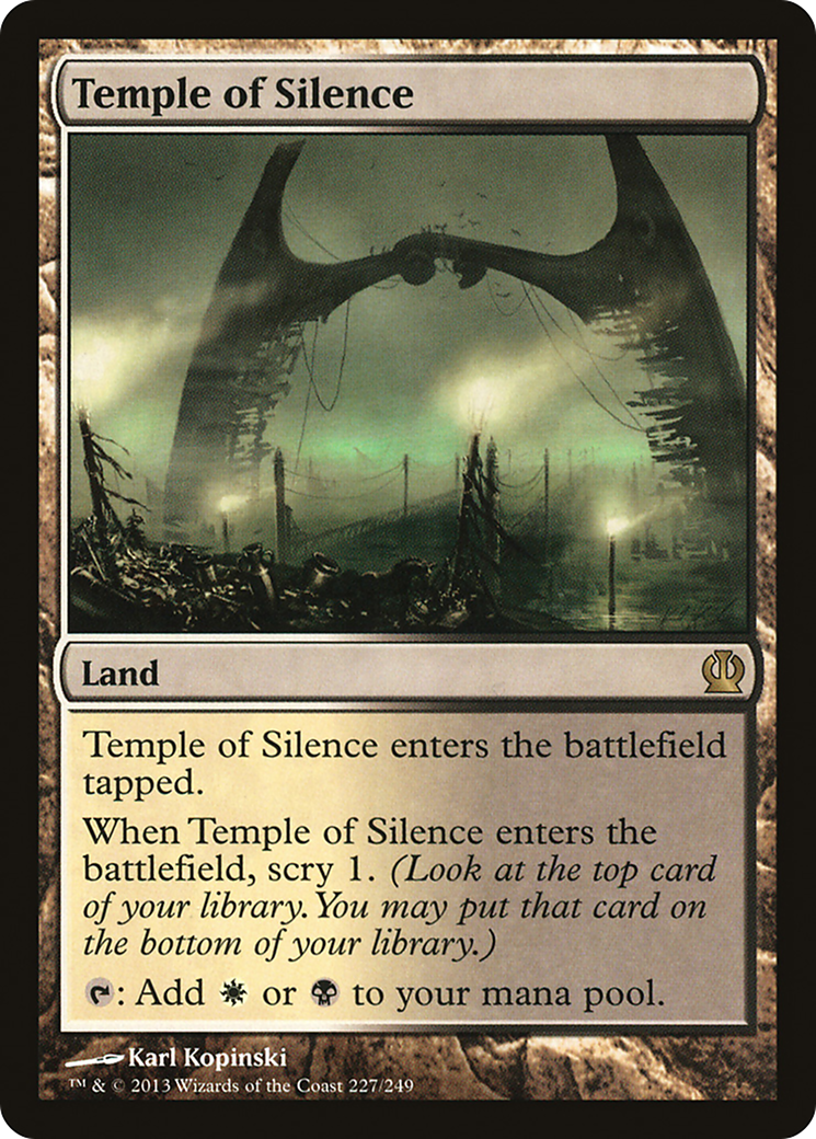 Temple of Silence (THS-227) [Theros] MTG Single Wizards of the Coast