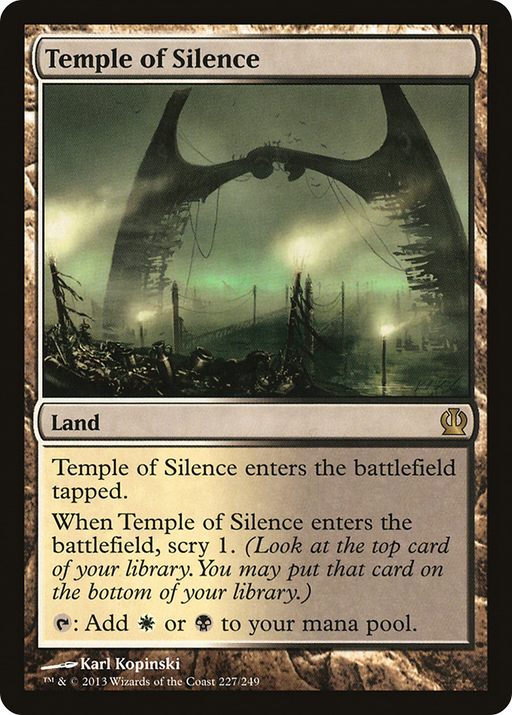 Temple of Silence (THS-227) [Theros] Foil MTG Single Wizards of the Coast