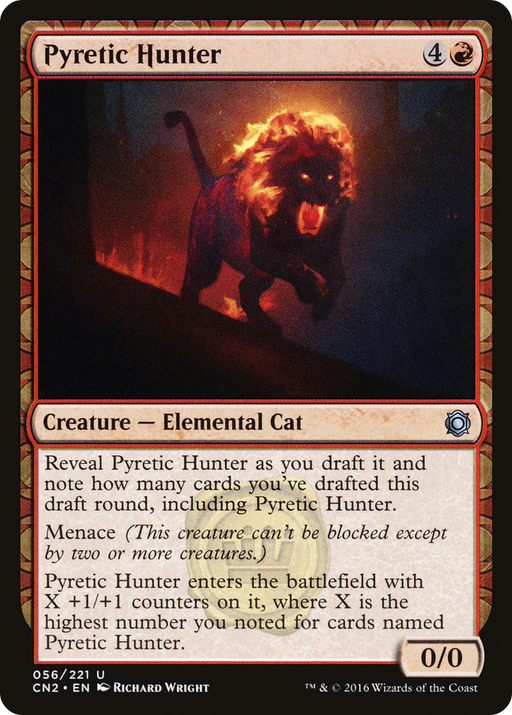 Pyretic Hunter (CN2-056) [Conspiracy: Take the Crown] MTG Single Wizards of the Coast