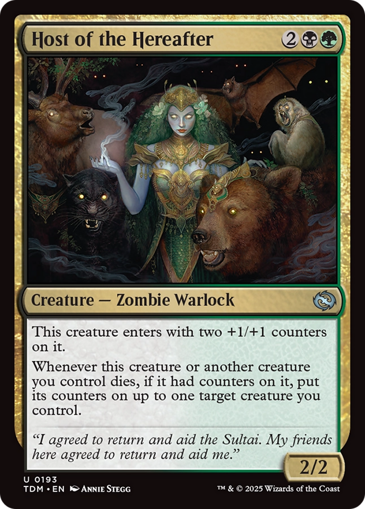 Host of the Hereafter (TDM-193) [Tarkir: Dragonstorm] MTG Single Wizards of the Coast