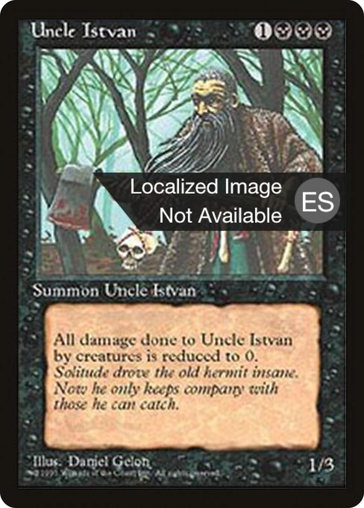 Uncle Istvan (4BB-165) [Fourth Edition Foreign Black Border] MTG Single Wizards of the Coast