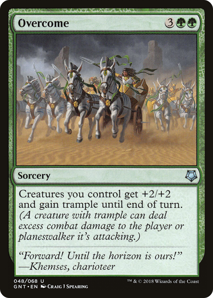 Overcome (GNT-048) [Misc] Game Night MTG Single Wizards of the Coast