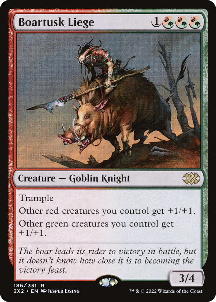 Boartusk Liege (2X2-186) [Double Masters 2022] MTG Single Wizards of the Coast