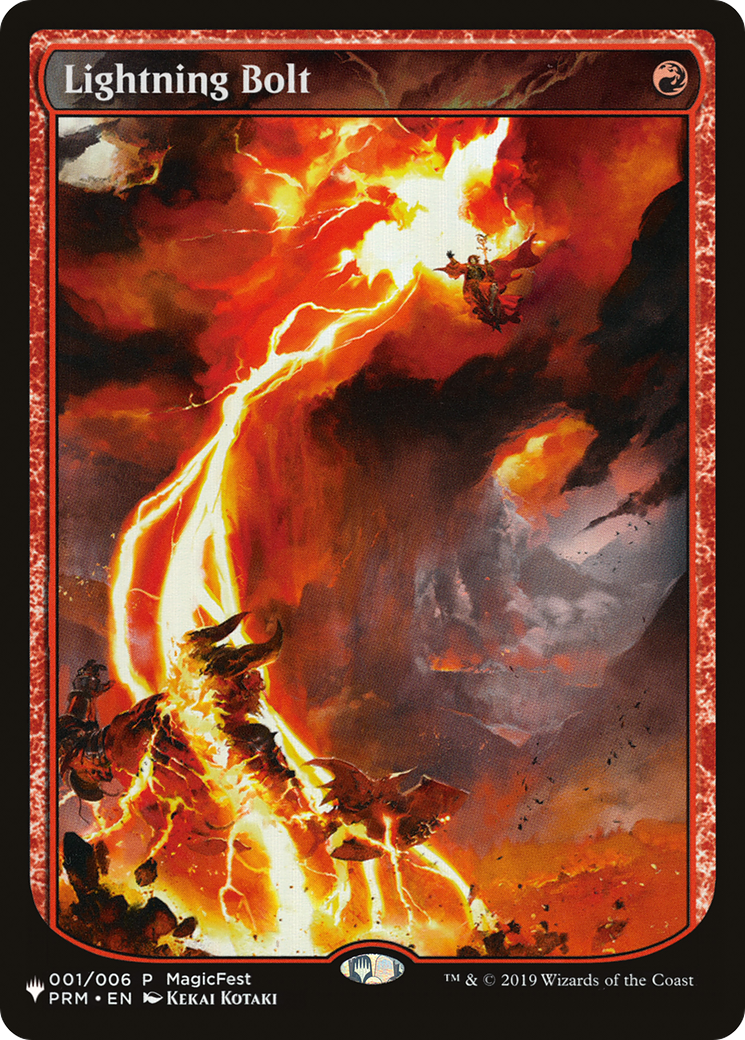 Lightning Bolt (LIST-PF19-1) [Mystery Booster] The List MTG Single Wizards of the Coast