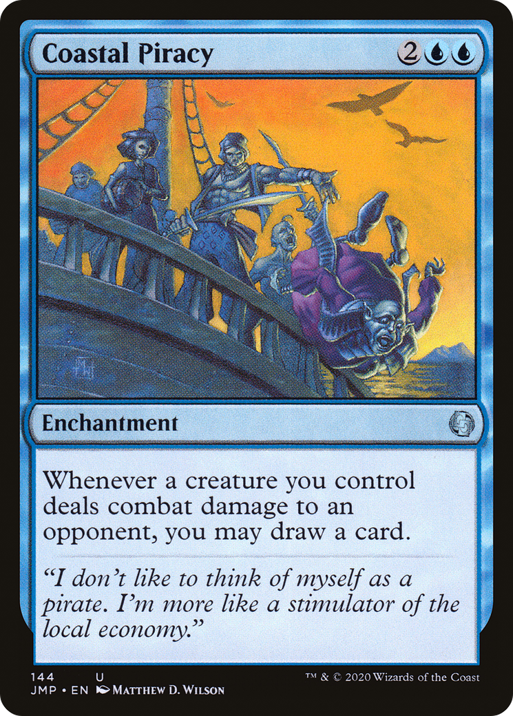 Coastal Piracy (JMP-144) [Jumpstart] MTG Single Wizards of the Coast
