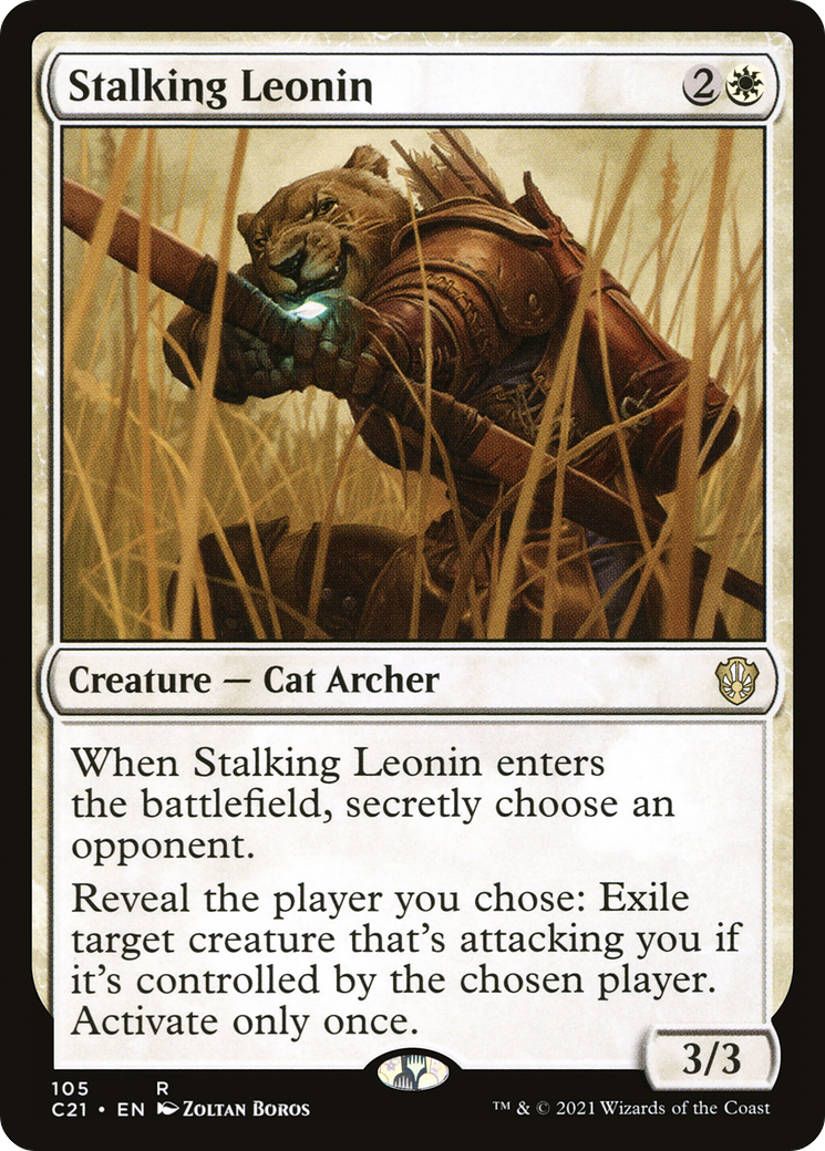 Stalking Leonin (C21-105) [Commander 2021] MTG Single Wizards of the Coast