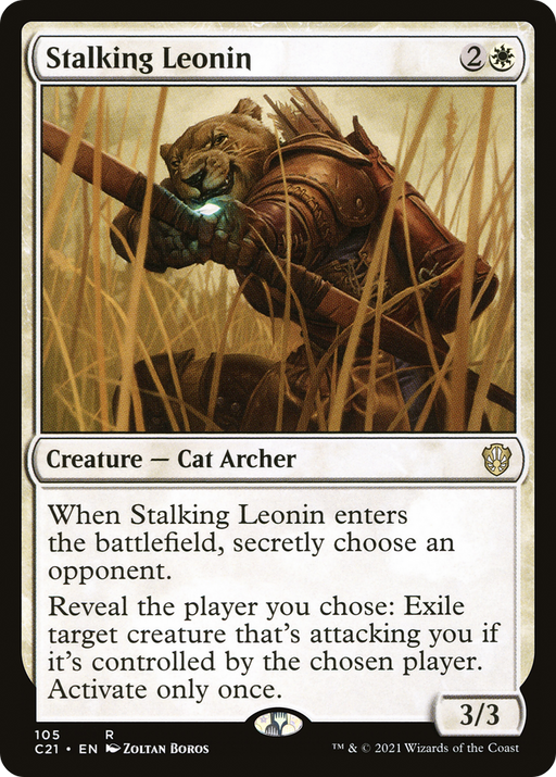 Stalking Leonin (C21-105) [Commander 2021] MTG Single Wizards of the Coast