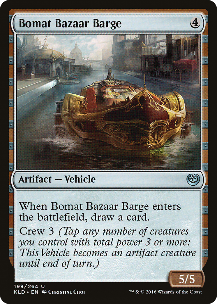 Bomat Bazaar Barge (KLD-198) [Kaladesh] Foil MTG Single Wizards of the Coast