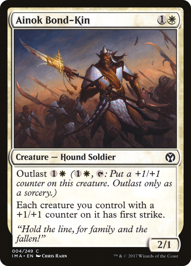 Ainok Bond-Kin (IMA-004) [Iconic Masters] MTG Single Wizards of the Coast