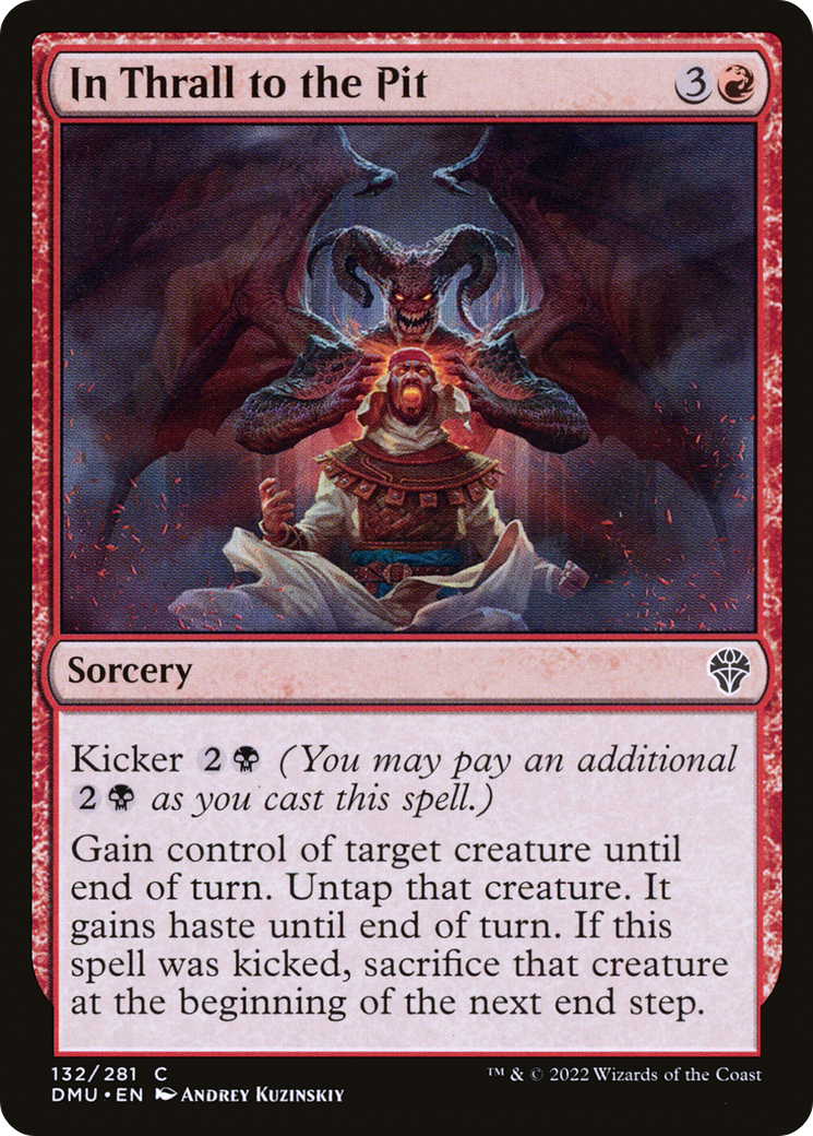 In Thrall to the Pit (DMU-132) [Dominaria United] MTG Single Wizards of the Coast