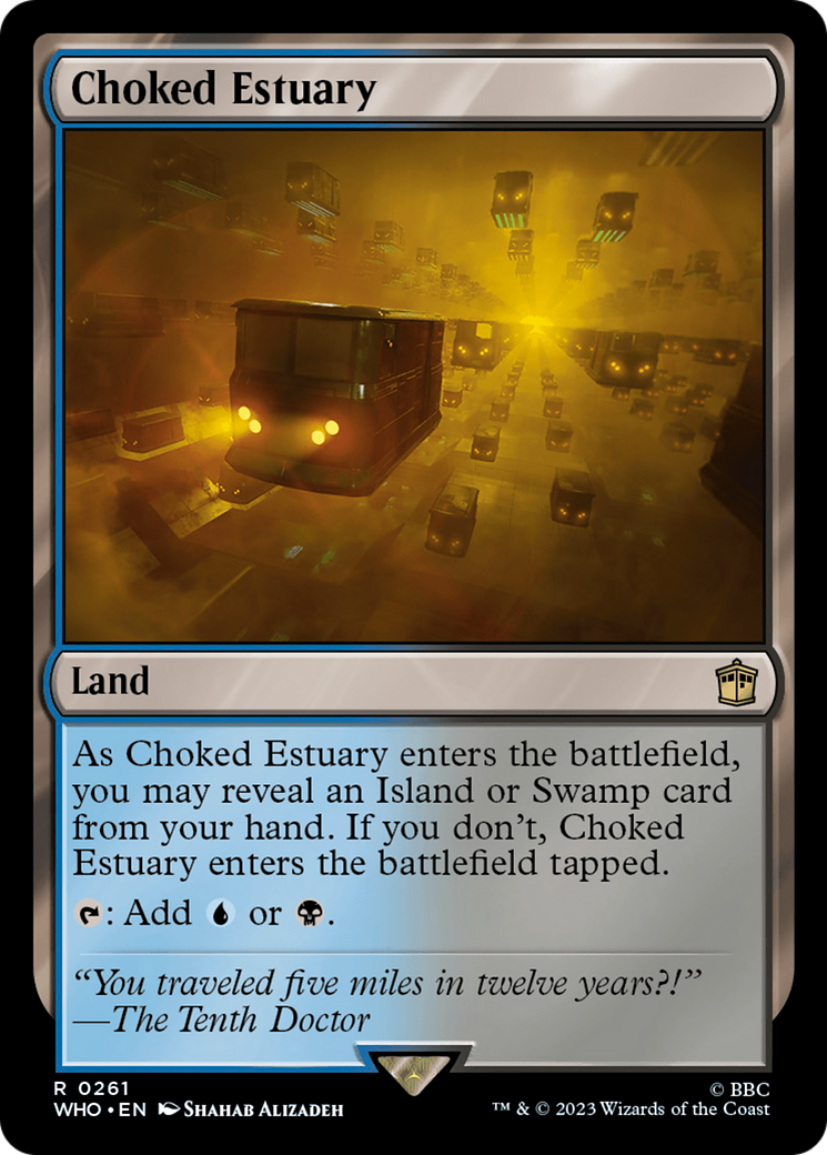 Choked Estuary (WHO-261) [Doctor Who] Foil MTG Single Wizards of the Coast