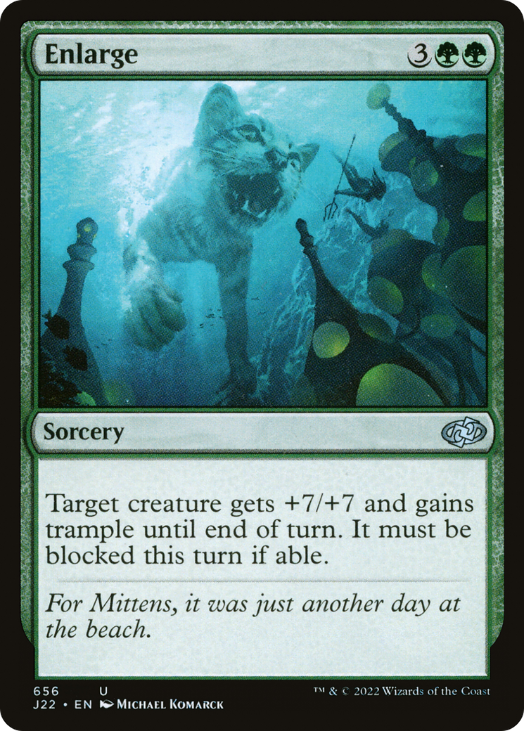 Enlarge (J22-656) [Jumpstart 2022] MTG Single Wizards of the Coast