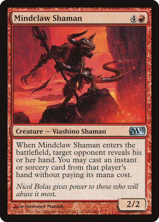 Mindclaw Shaman (M13-142) [Magic 2013] MTG Single Wizards of the Coast