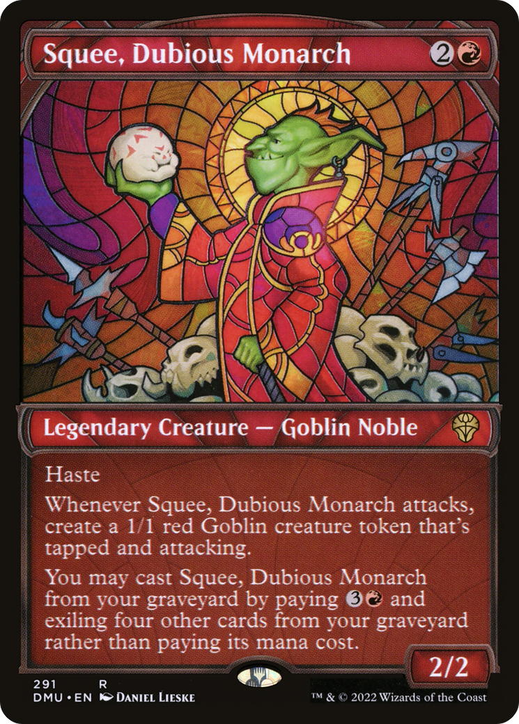 Squee, Dubious Monarch (DMU-291) [Dominaria United] (Showcase) MTG Single Wizards of the Coast