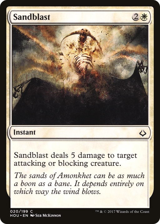 Sandblast (HOU-020) [Hour of Devastation] Foil MTG Single Wizards of the Coast