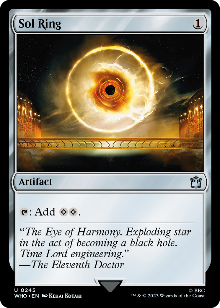 Sol Ring (WHO-245) [Doctor Who] Foil MTG Single Wizards of the Coast