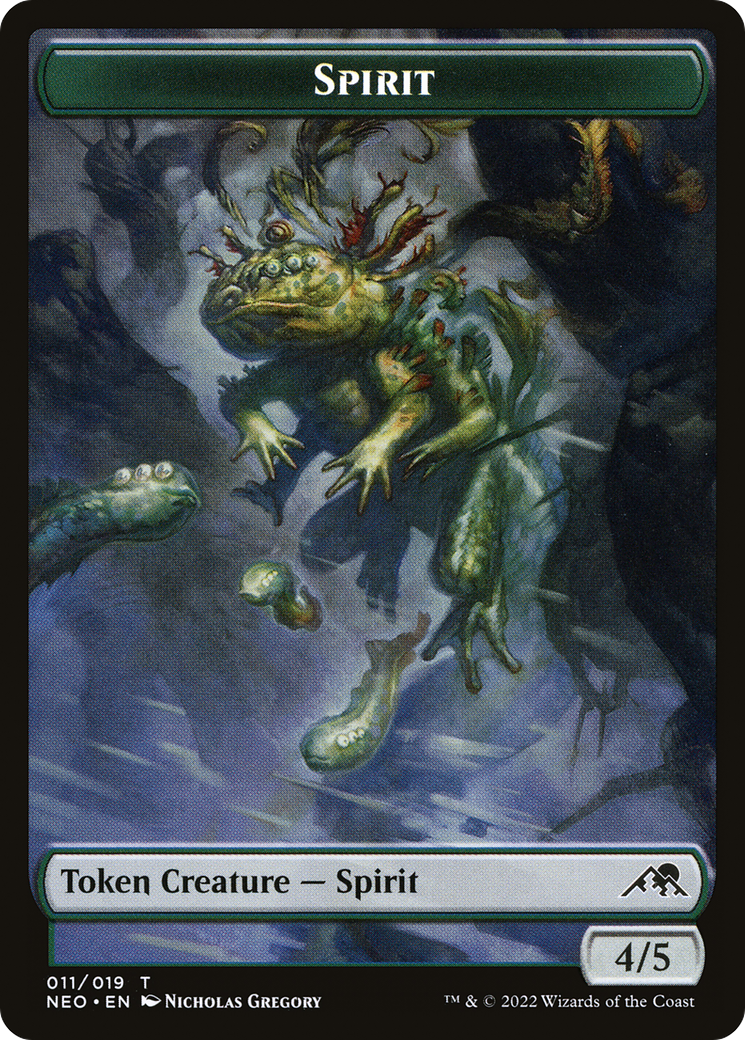 Spirit (NEO-011) [Tokens] Kamigawa: Neon Dynasty Tokens MTG Single Wizards of the Coast
