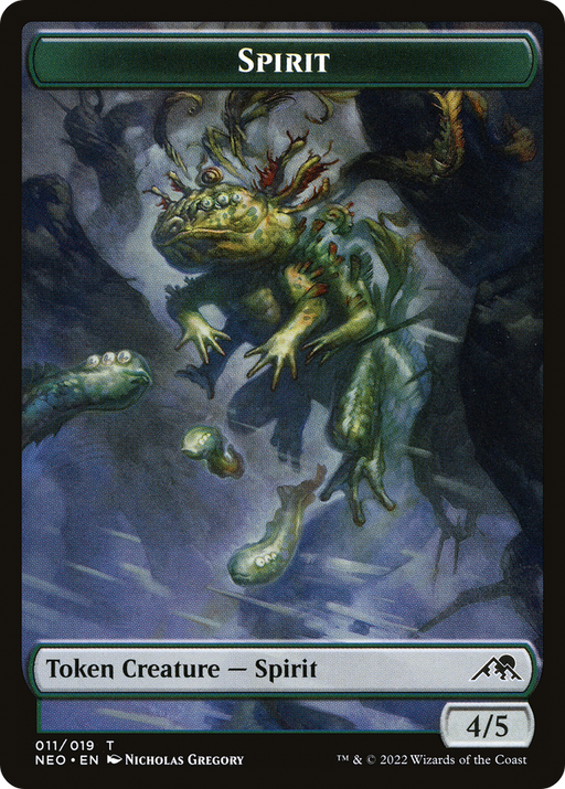 Spirit (NEO-011) [Tokens] Kamigawa: Neon Dynasty Tokens MTG Single Wizards of the Coast