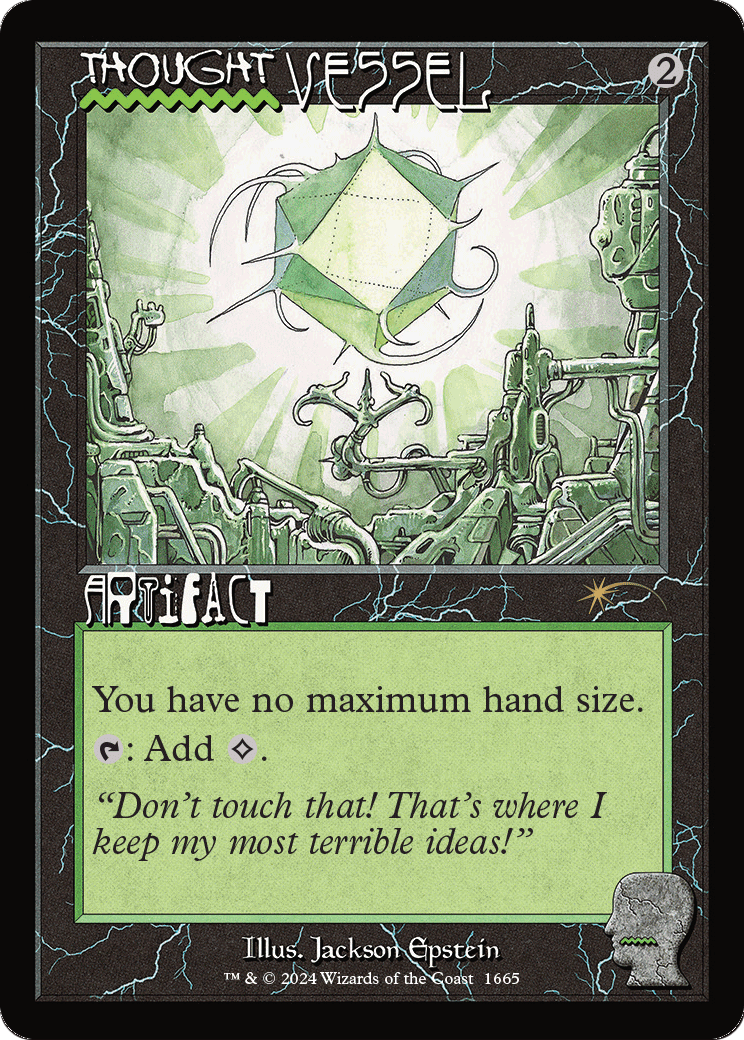 Thought Vessel (1665) (SLD-1665) [Secret Lair] Drop Foil MTG Single Wizards of the Coast